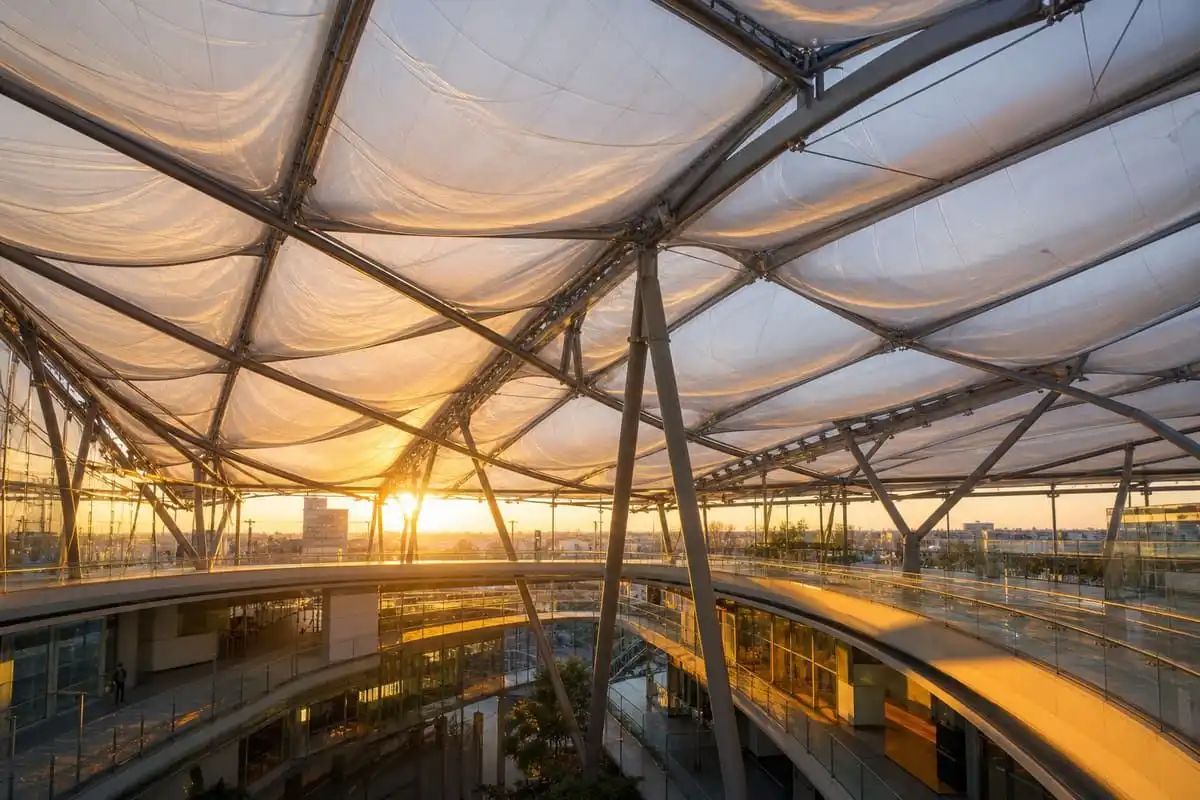 ETFE film manufacturer and roofing solutions in Lucknow — AAKS Architecture