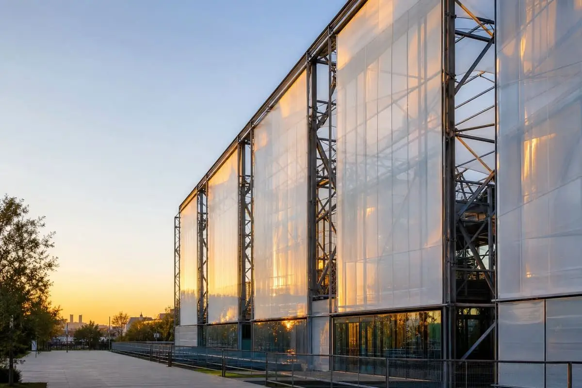 ETFE film manufacturer and roofing solutions in Ghaziabad — AAKS Architecture