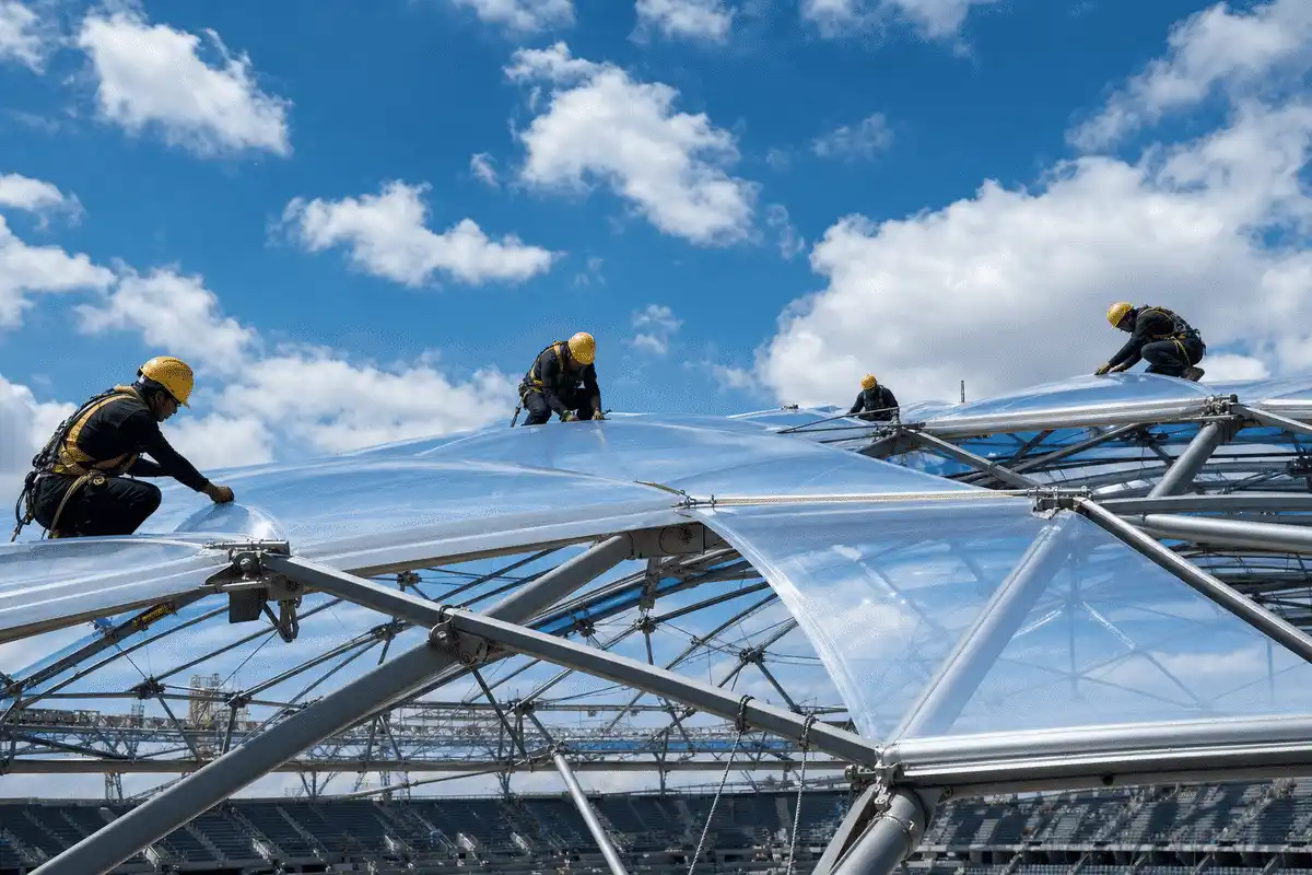 etfe installation process intro