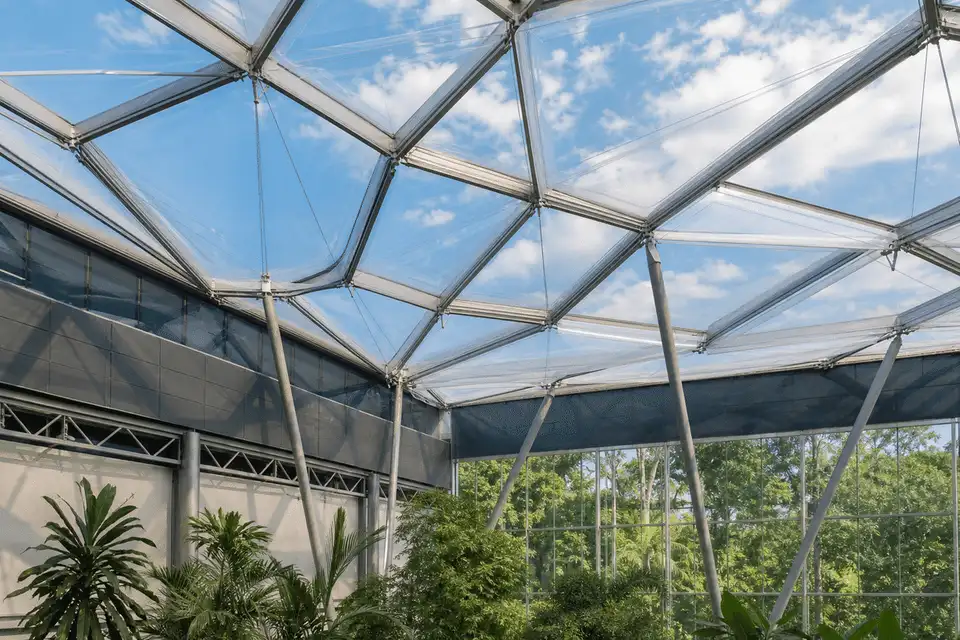 Shopping mall atrium multi-layer ETFE cushion skylight — ETFE Multi Layer System