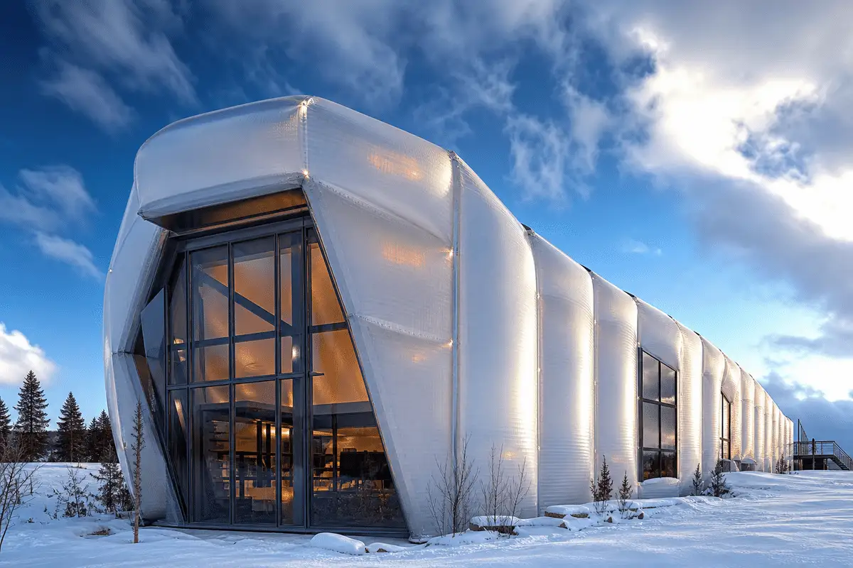 Cold-climate building with thick multi-layer ETFE cushions — ETFE technical guide — ETFE technical guide