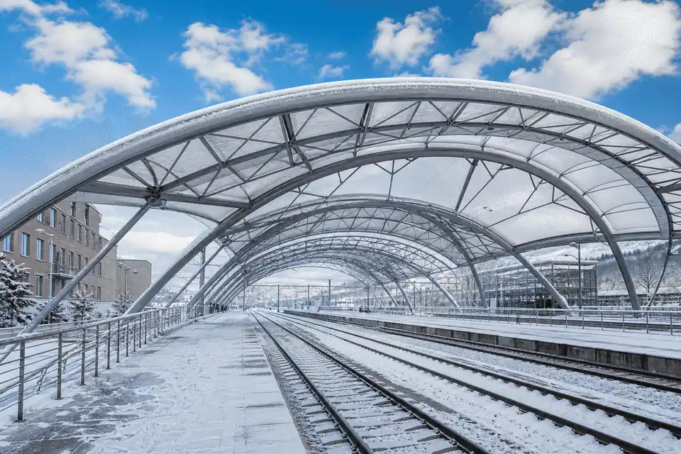 etfe snow load performance gallery 02 — ETFE Snow Load Performance